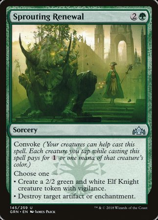 Sprouting Renewal [Guilds of Ravnica] | Mega City Incorporated