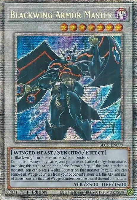 Blackwing Armor Master [BLCR-EN099] Starlight Rare | Mega City Incorporated