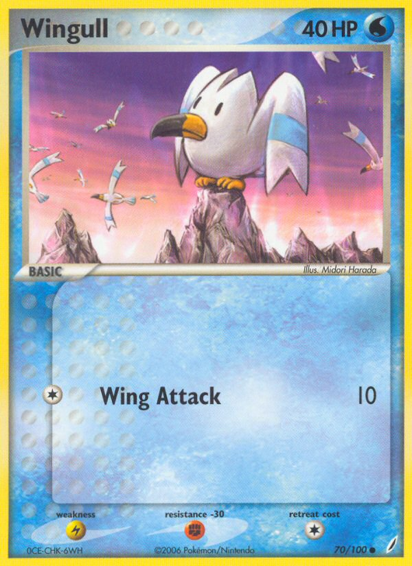 Wingull (70/100) [EX: Crystal Guardians] | Mega City Incorporated