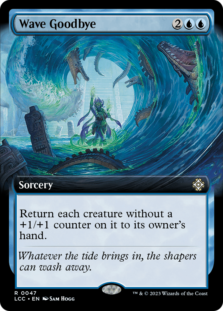 Wave Goodbye (Extended Art) [The Lost Caverns of Ixalan Commander] | Mega City Incorporated