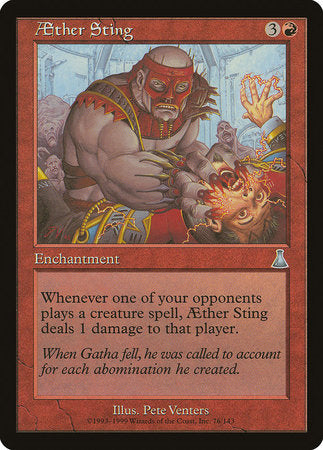 Aether Sting [Urza's Destiny] | Mega City Incorporated