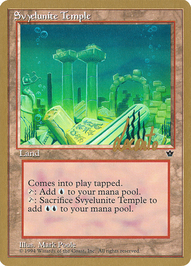 Svyelunite Temple (Michael Loconto) [Pro Tour Collector Set] | Mega City Incorporated