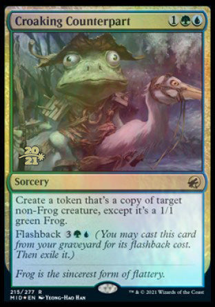 Croaking Counterpart [Innistrad: Midnight Hunt Prerelease Promos] | Mega City Incorporated