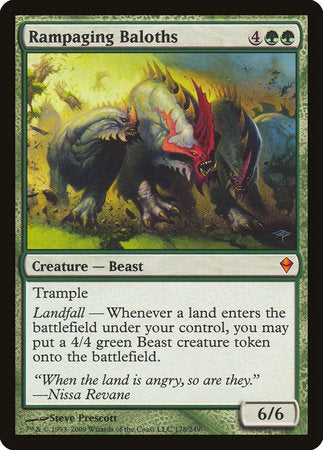 Rampaging Baloths [Zendikar] | Mega City Incorporated