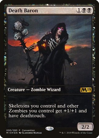 Death Baron (2018 Convention Promo) [Core Set 2019 Promos] | Mega City Incorporated