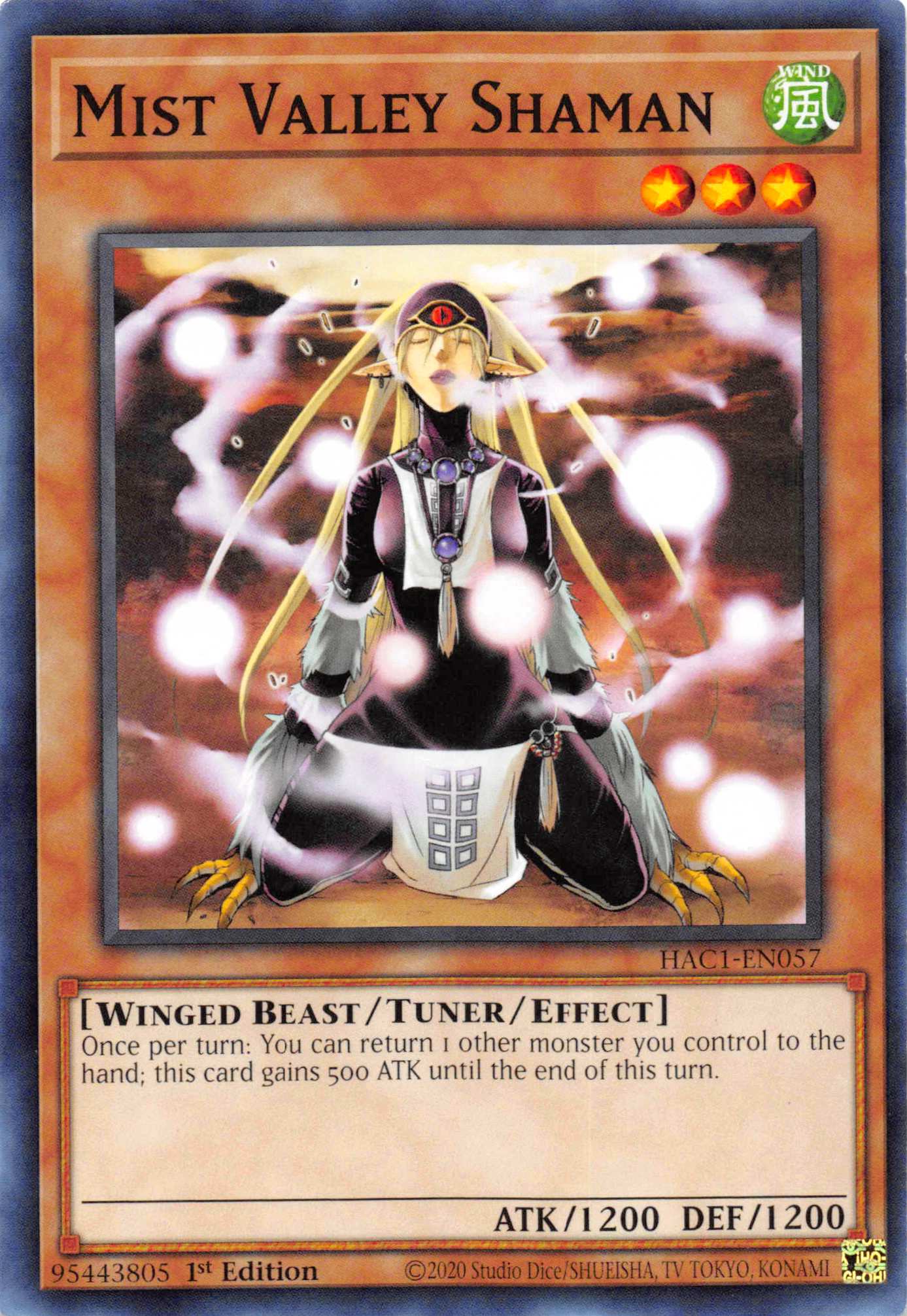Mist Valley Shaman [HAC1-EN057] Common | Mega City Incorporated