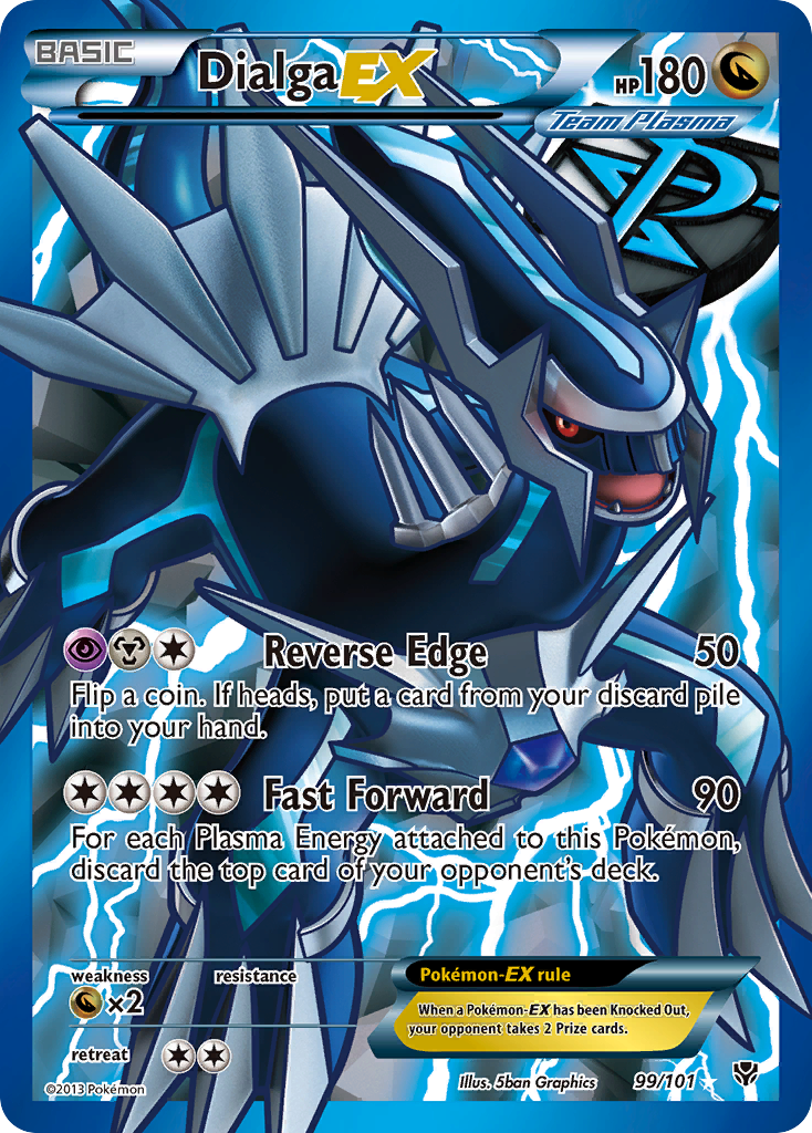 Dialga EX (99/101) [Black & White: Plasma Blast] | Mega City Incorporated