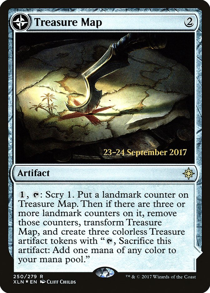 Treasure Map // Treasure Cove  [Ixalan Prerelease Promos] | Mega City Incorporated