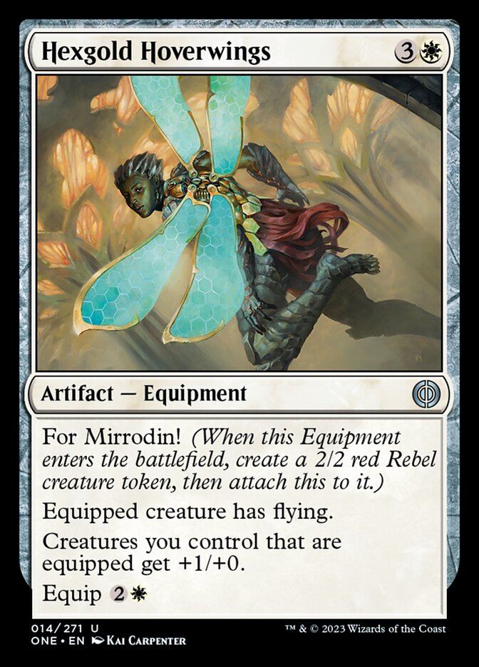 Hexgold Hoverwings [Phyrexia: All Will Be One] | Mega City Incorporated