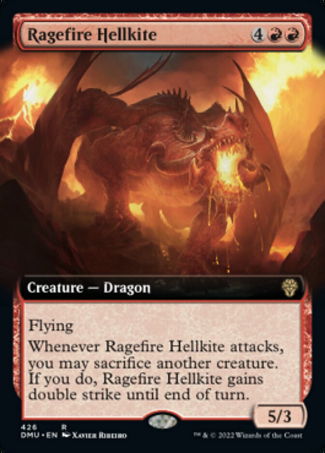 Ragefire Hellkite (Extended Art) [Dominaria United] | Mega City Incorporated