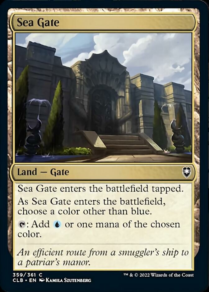 Sea Gate [Commander Legends: Battle for Baldur's Gate] | Mega City Incorporated