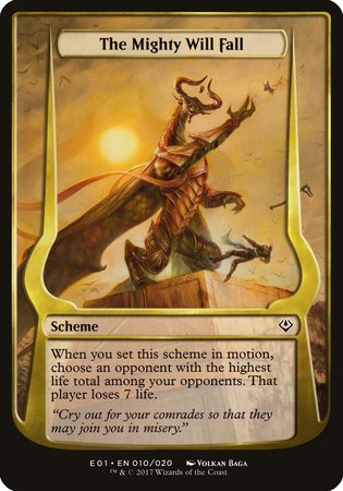 The Mighty Will Fall (Archenemy: Nicol Bolas) [Archenemy: Nicol Bolas Schemes] | Mega City Incorporated