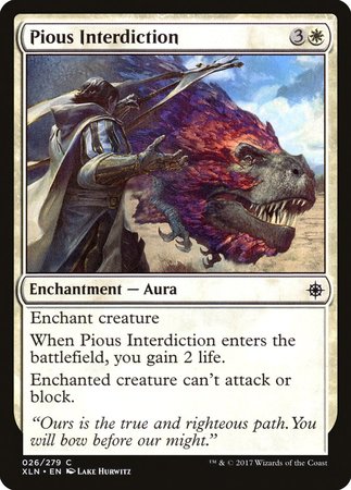 Pious Interdiction [Ixalan] | Mega City Incorporated