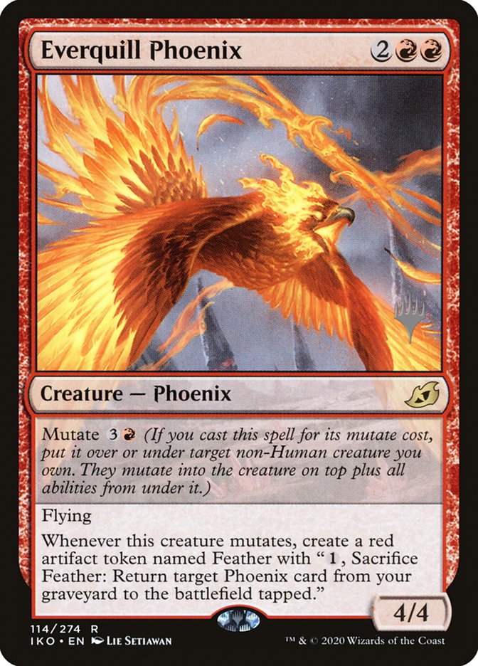 Everquill Phoenix (Promo Pack) [Ikoria: Lair of Behemoths Promos] | Mega City Incorporated