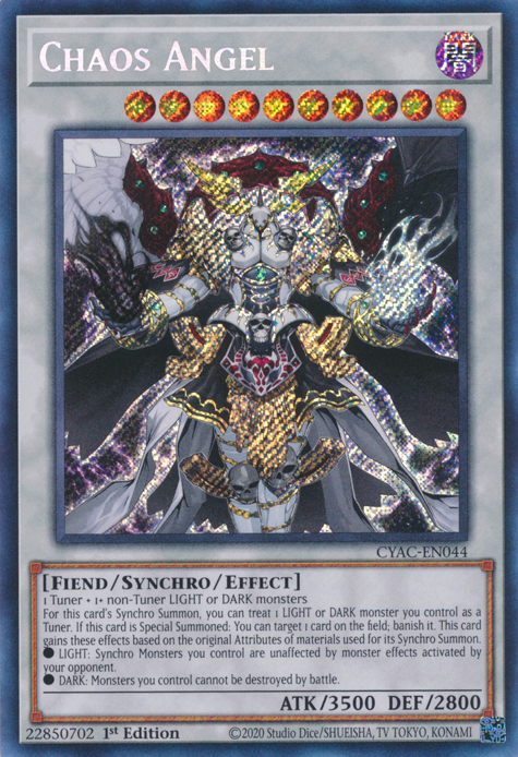 Chaos Angel [CYAC-EN044] Secret Rare | Mega City Incorporated