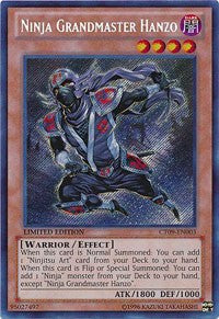 Ninja Grandmaster Hanzo [CT09-EN003] Secret Rare | Mega City Incorporated