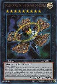 Number 9: Dyson Sphere (UTR) [ABYR-EN044] Ultimate Rare | Mega City Incorporated