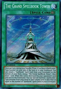 The Grand Spellbook Tower [ABYR-EN060] Secret Rare | Mega City Incorporated