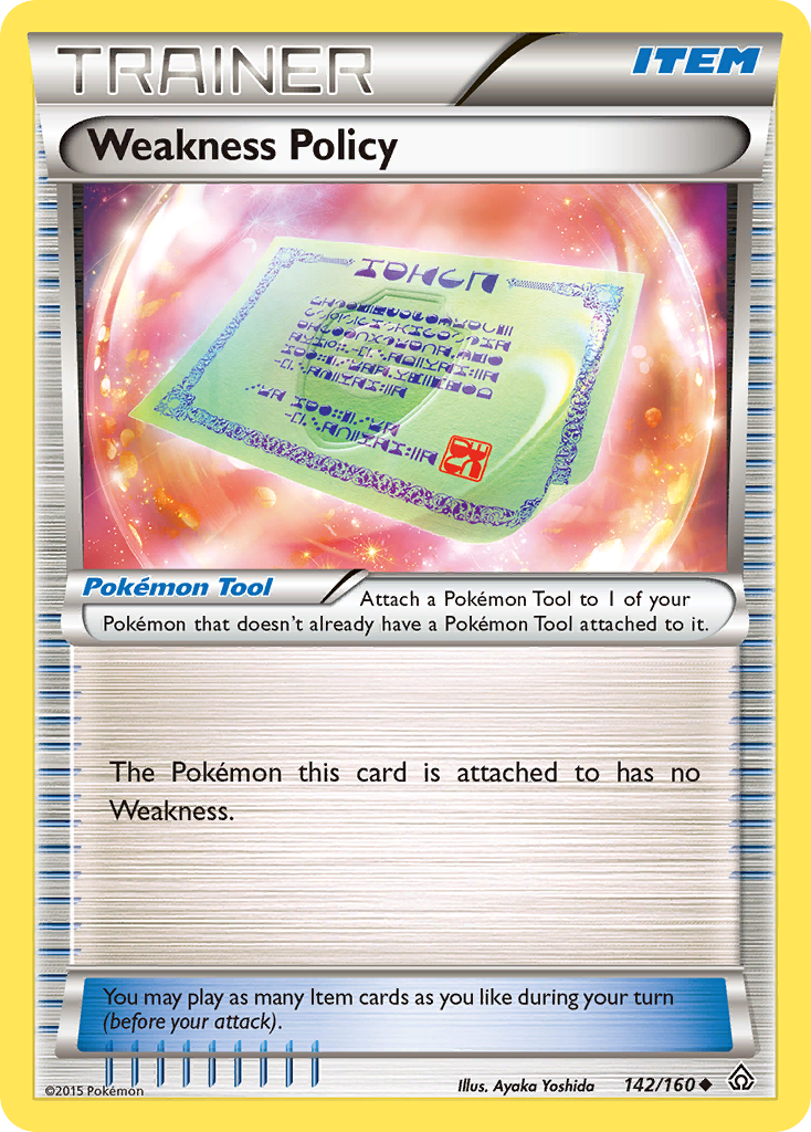 Weakness Policy (142/160) [XY: Primal Clash] | Mega City Incorporated