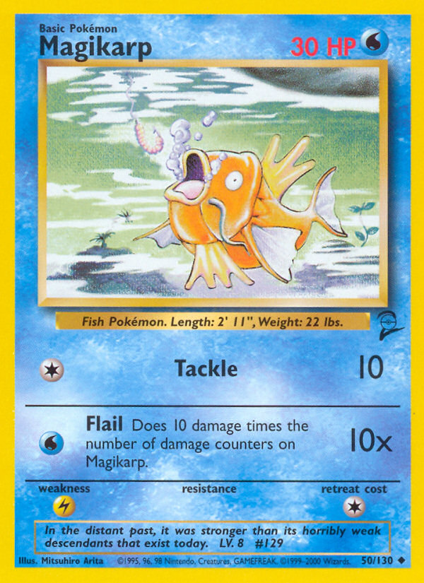 Magikarp (50/130) [Base Set 2] | Mega City Incorporated