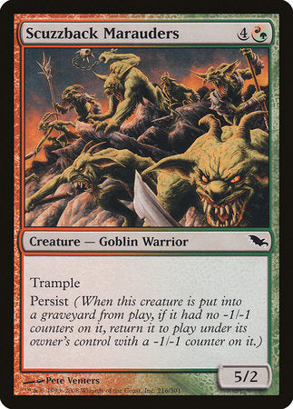 Scuzzback Marauders [Shadowmoor] | Mega City Incorporated