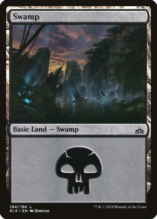 Swamp [Rivals of Ixalan] | Mega City Incorporated