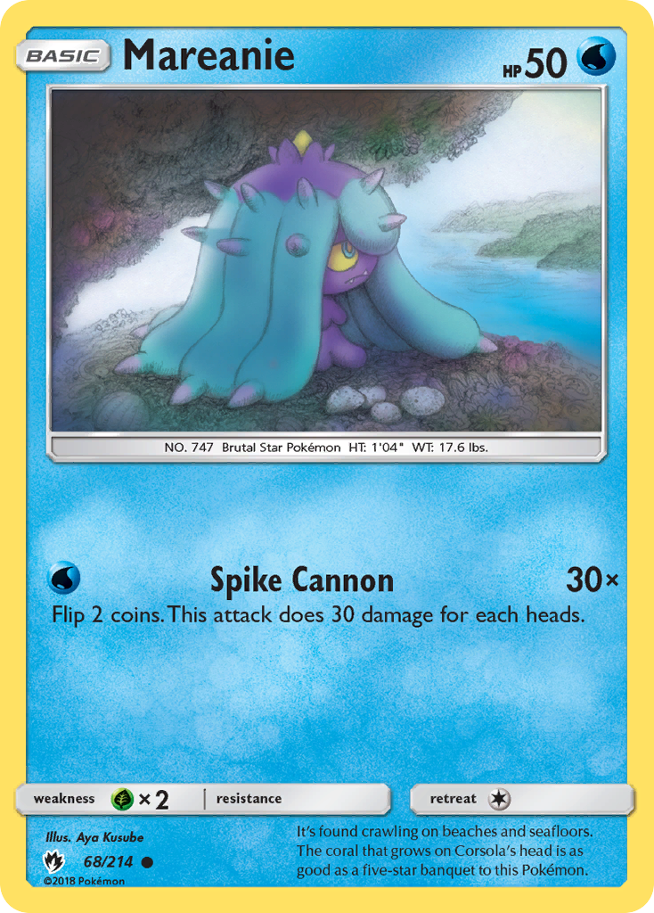 Mareanie (68/214) [Sun & Moon: Lost Thunder] | Mega City Incorporated