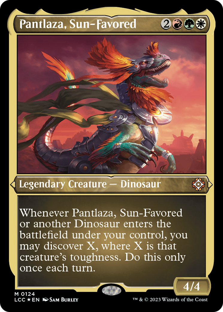 Pantlaza, Sun-Favored (Display Commander) [The Lost Caverns of Ixalan Commander] | Mega City Incorporated