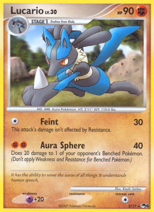 Lucario (2/17) [POP Series 6] | Mega City Incorporated