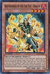 Brotherhood of the Fire Fist - Dragon [CBLZ-EN025] Super Rare | Mega City Incorporated