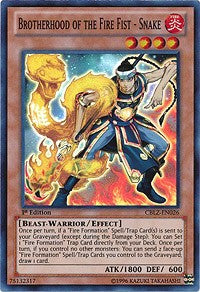 Brotherhood of the Fire Fist - Snake [CBLZ-EN026] Super Rare | Mega City Incorporated