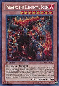 Pyrorex the Elemental Lord [CBLZ-EN040] Secret Rare | Mega City Incorporated