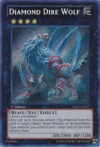 Diamond Dire Wolf [CBLZ-EN051] Secret Rare | Mega City Incorporated