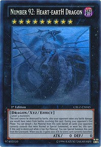 Number 92: Heart-eartH Dragon [CBLZ-EN045] Ghost Rare | Mega City Incorporated