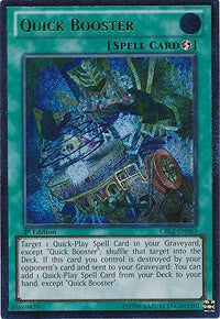 Quick Booster (UTR) [CBLZ-EN065] Ultimate Rare | Mega City Incorporated