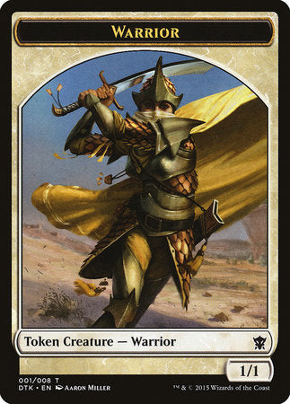 Warrior Token [Dragons of Tarkir Tokens] | Mega City Incorporated