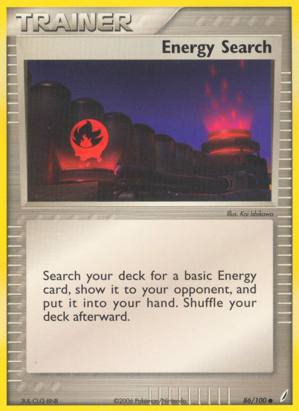 Energy Search (86/100) [EX: Crystal Guardians] | Mega City Incorporated