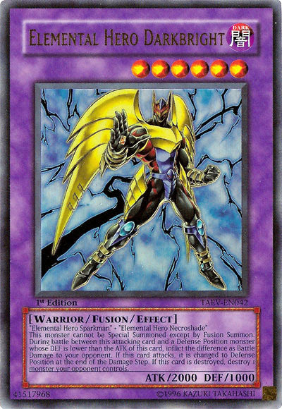 Elemental Hero Darkbright [TAEV-EN042] Ultra Rare | Mega City Incorporated