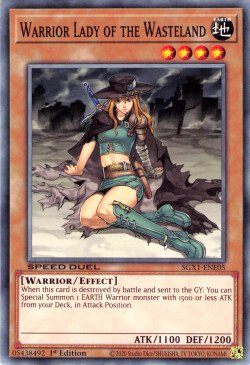 Warrior Lady of the Wasteland [SGX1-ENE05] Common | Mega City Incorporated