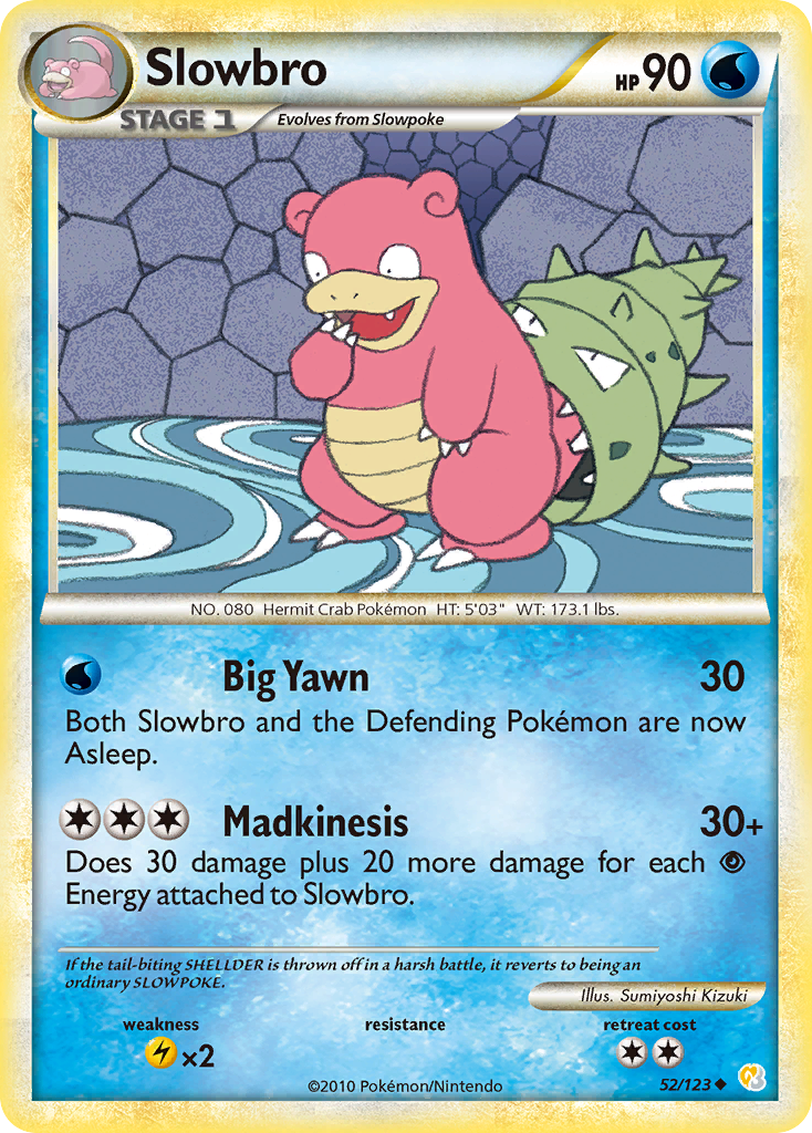 Slowbro (52/123) [HeartGold & SoulSilver: Base Set] | Mega City Incorporated