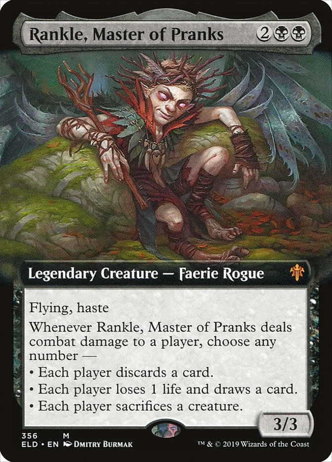 Rankle, Master of Pranks (Extended Art) [Throne of Eldraine] | Mega City Incorporated