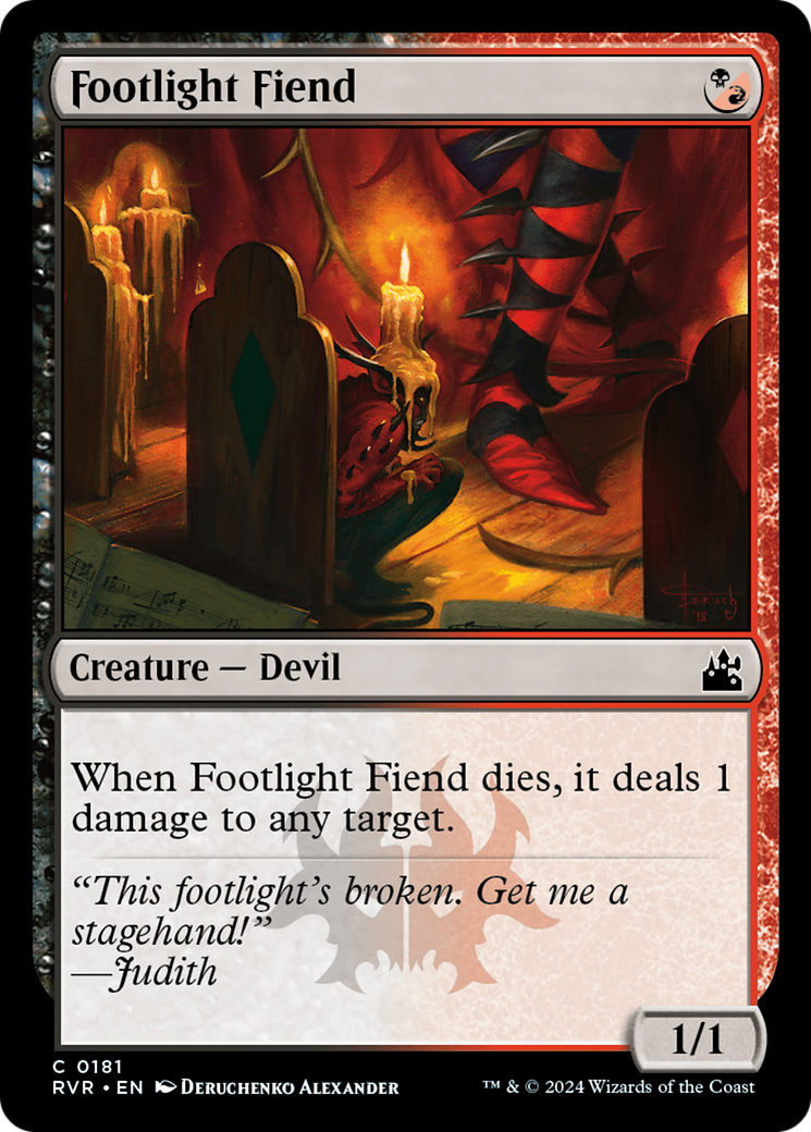 Footlight Fiend [Ravnica Remastered] | Mega City Incorporated