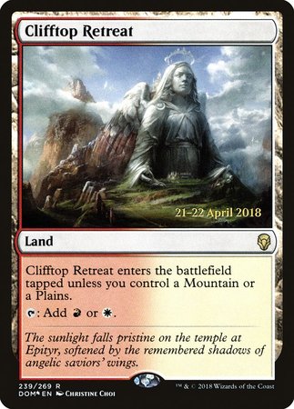 Clifftop Retreat [Dominaria Promos] | Mega City Incorporated