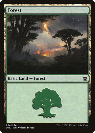 Forest (264) [Dragons of Tarkir] | Mega City Incorporated