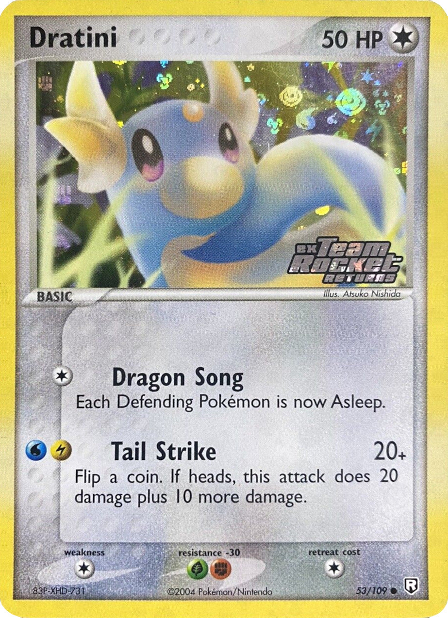 Dratini (53/109) (Stamped) [EX: Team Rocket Returns] | Mega City Incorporated