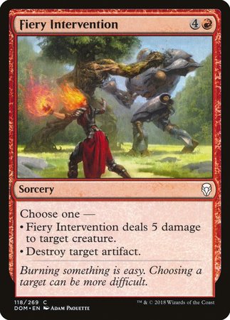 Fiery Intervention [Dominaria] | Mega City Incorporated