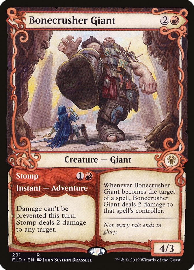 Bonecrusher Giant // Stomp (Showcase) [Throne of Eldraine] | Mega City Incorporated