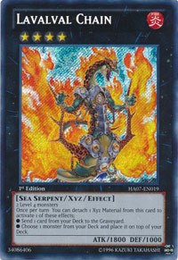 Lavalval Chain [HA07-EN019] Secret Rare | Mega City Incorporated