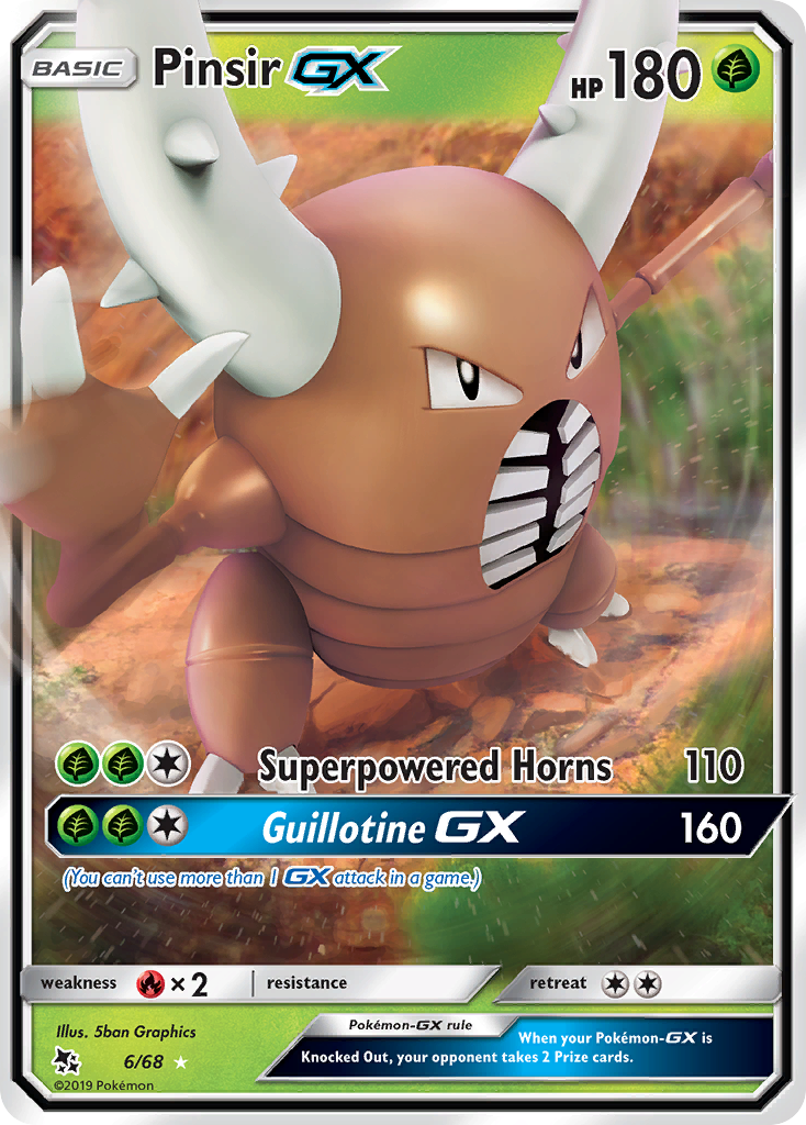 Pinsir GX (6/68) [Sun & Moon: Hidden Fates] | Mega City Incorporated