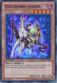 Evilswarm Golem [HA07-EN053] Super Rare | Mega City Incorporated